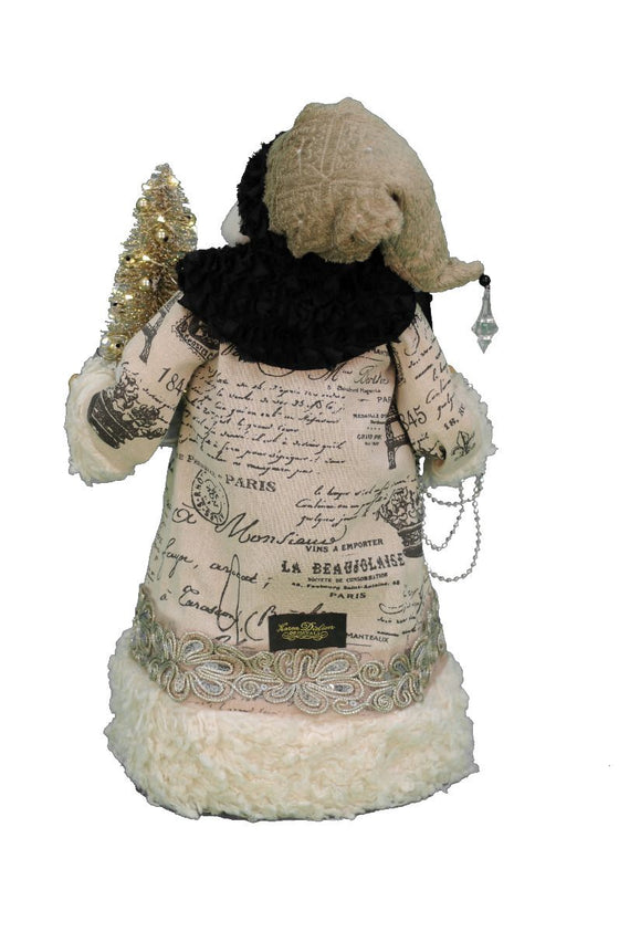 Karen Didion Originals 19" Lighted Paris Elegance Santa