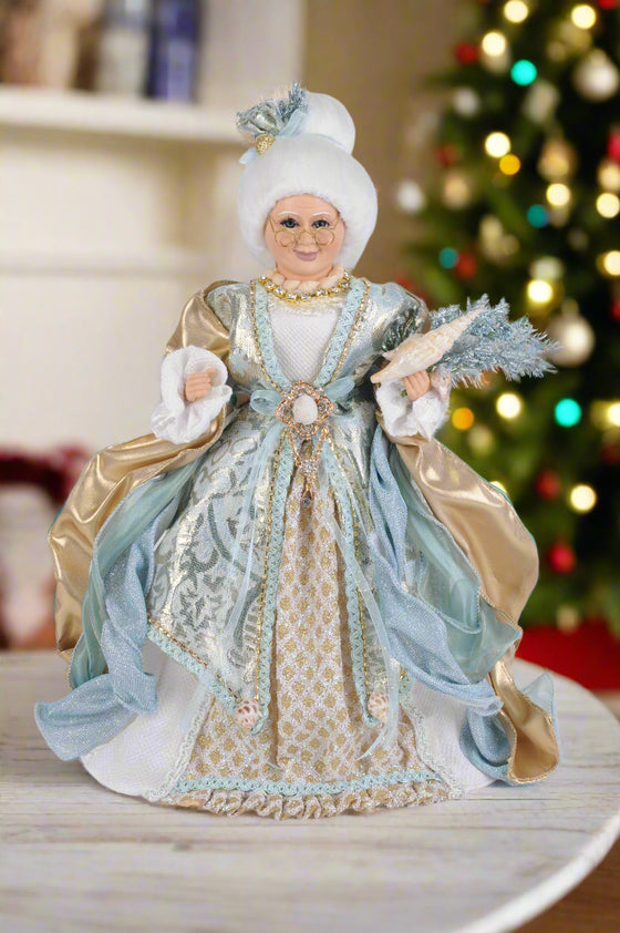 Karen Didion Originals 17" Coastal Mrs Claus