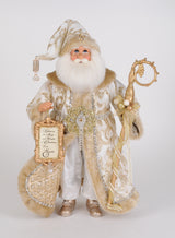Karen Didion Originals 19" Gold Gilded Elegance Santa