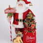 Karen Didion Originals 20" Lighted North Pole Magic Santa