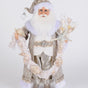 Karen Didion Originals 17" Lighted Sandstone Coastal Santa