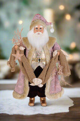 Karen Didion Originals 19" Rose Gold Coastal Santa