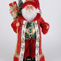 Karen Didion Originals 19" Lighted Holly Jolly Santa