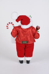 Karen Didion Originals 19" Navidad Cheer Mr Claus