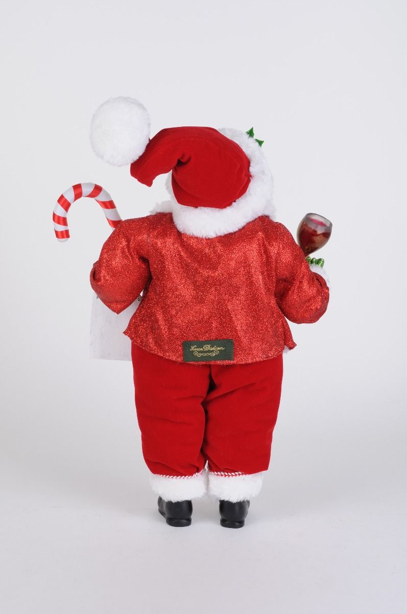 Karen Didion Originals 19" Christmas Cheer Mr Claus