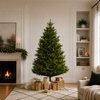 Nordmann Fir Tree Pre-Lit Warm White LED Lights With Twinkle Effect