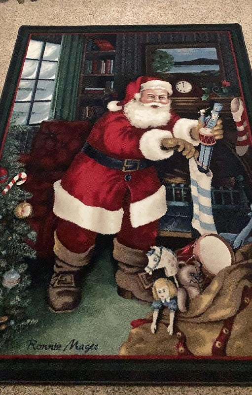Santa's Visit Rug
