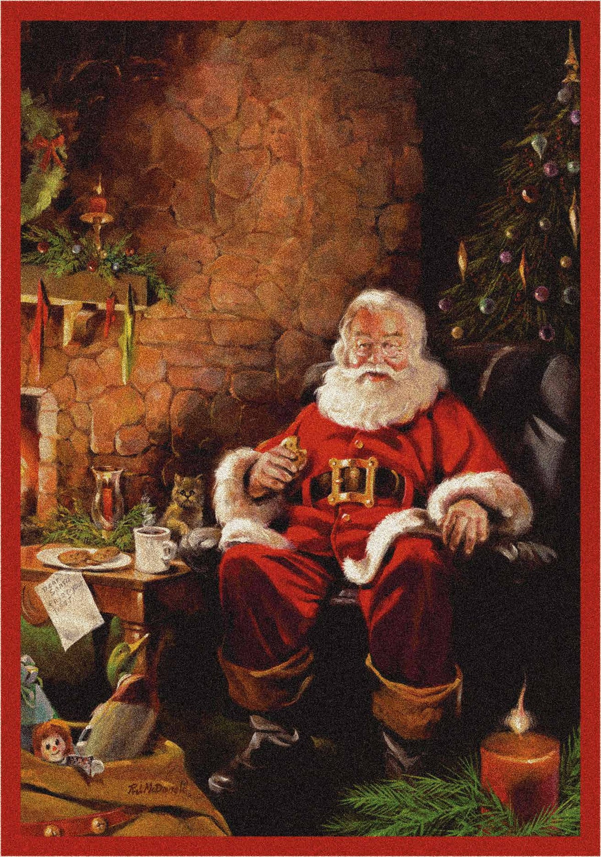 Santa Treats Rug