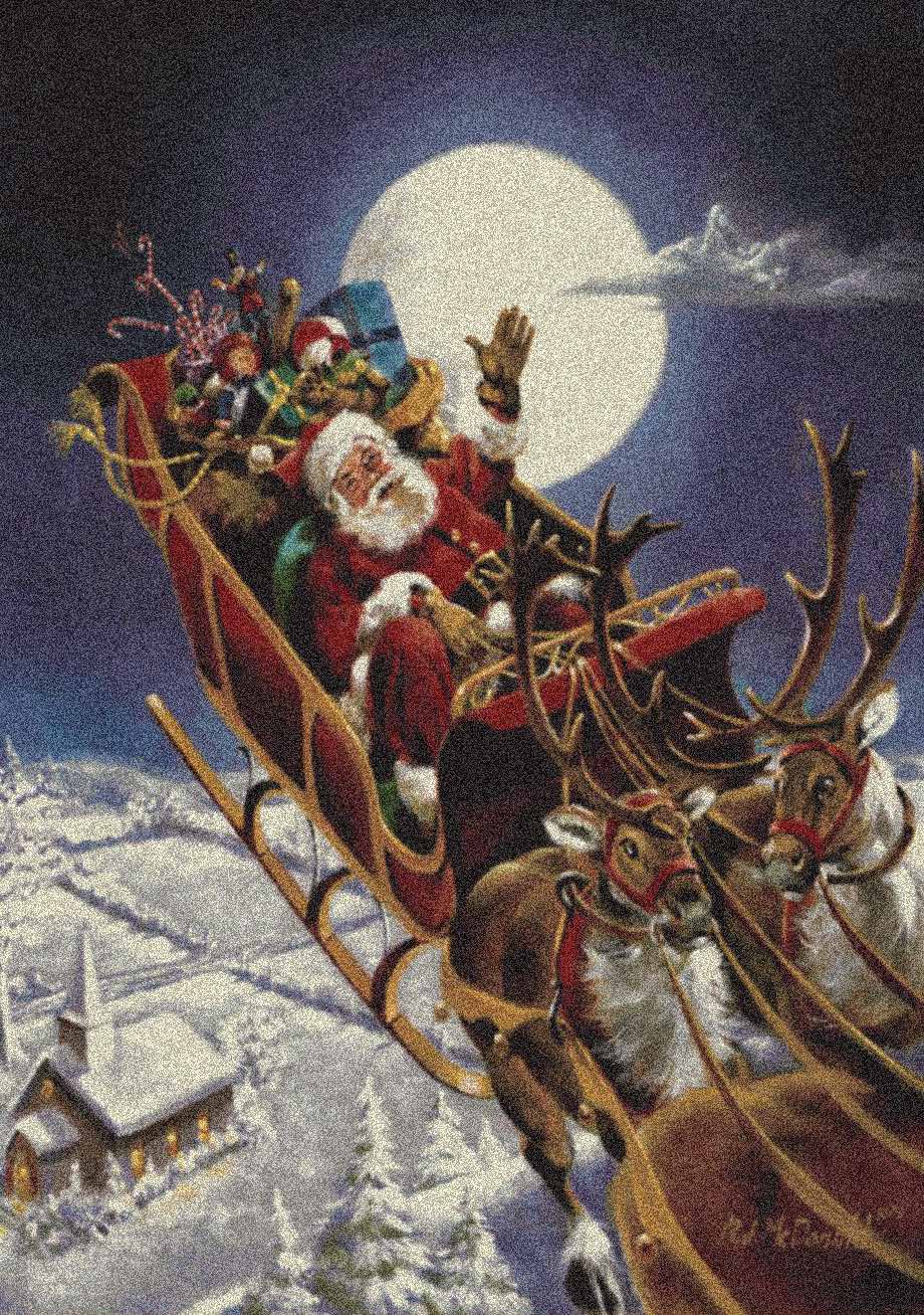 Santa's Big Night Rug