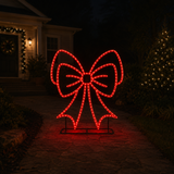 Lazo rojo LED de 45,72 cm
