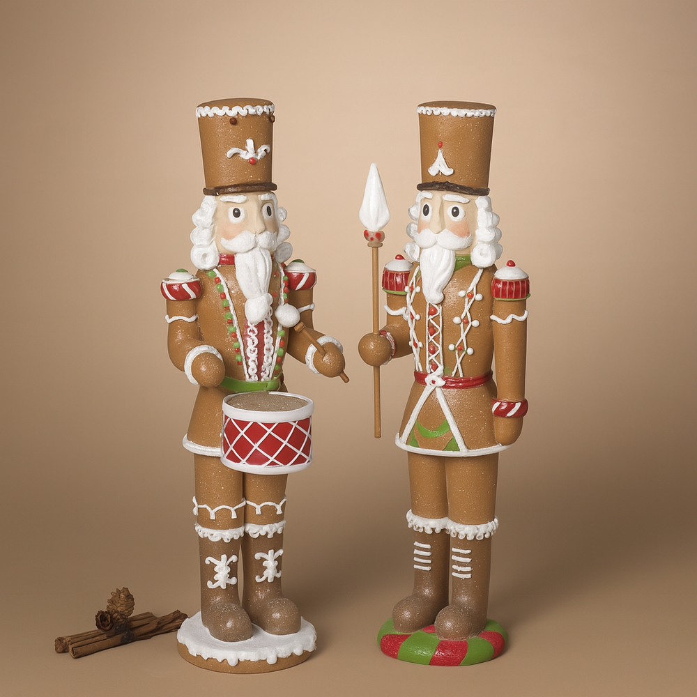 2 FT Gingerbread Soldiers Assorted Set Of 2