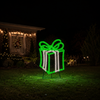 3 FT 360 LED Green & Pure White Gift Box