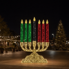 6 FT Warm White & Cool White Kinara Candle Twinkle Effect