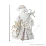 18" Ivory Seashore Santa With Treasure Bag