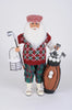 Karen Didion Originals 16" Golf Santa With Basket