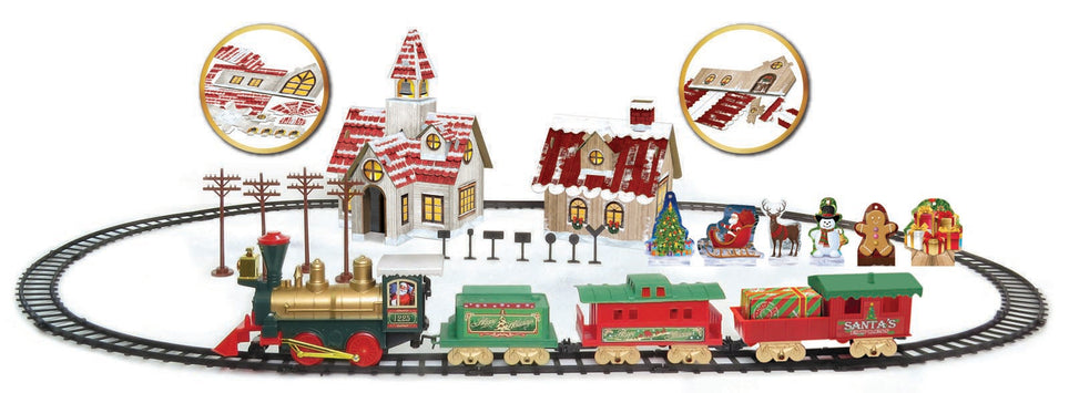 Tren a pilas North Pole Express de 46 piezas