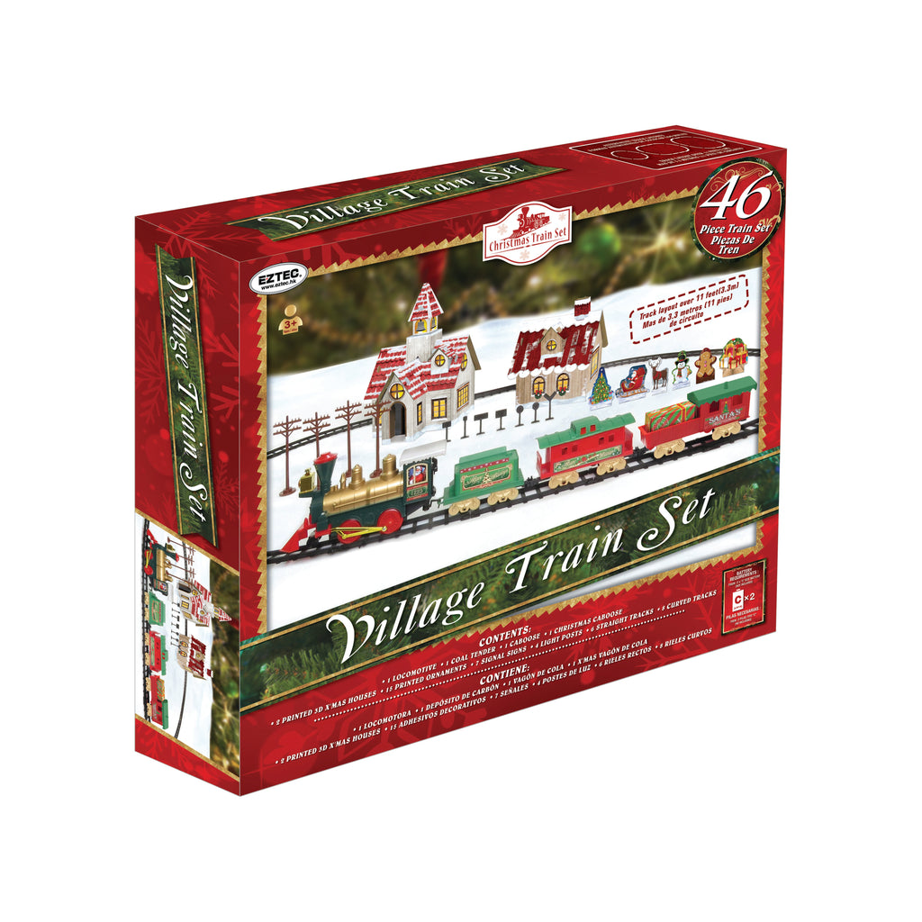 Tren a pilas North Pole Express de 46 piezas