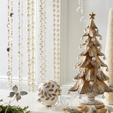 6" Pearl Crystal Beaded Garland