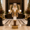 6 FT White & Tan Nutcracker