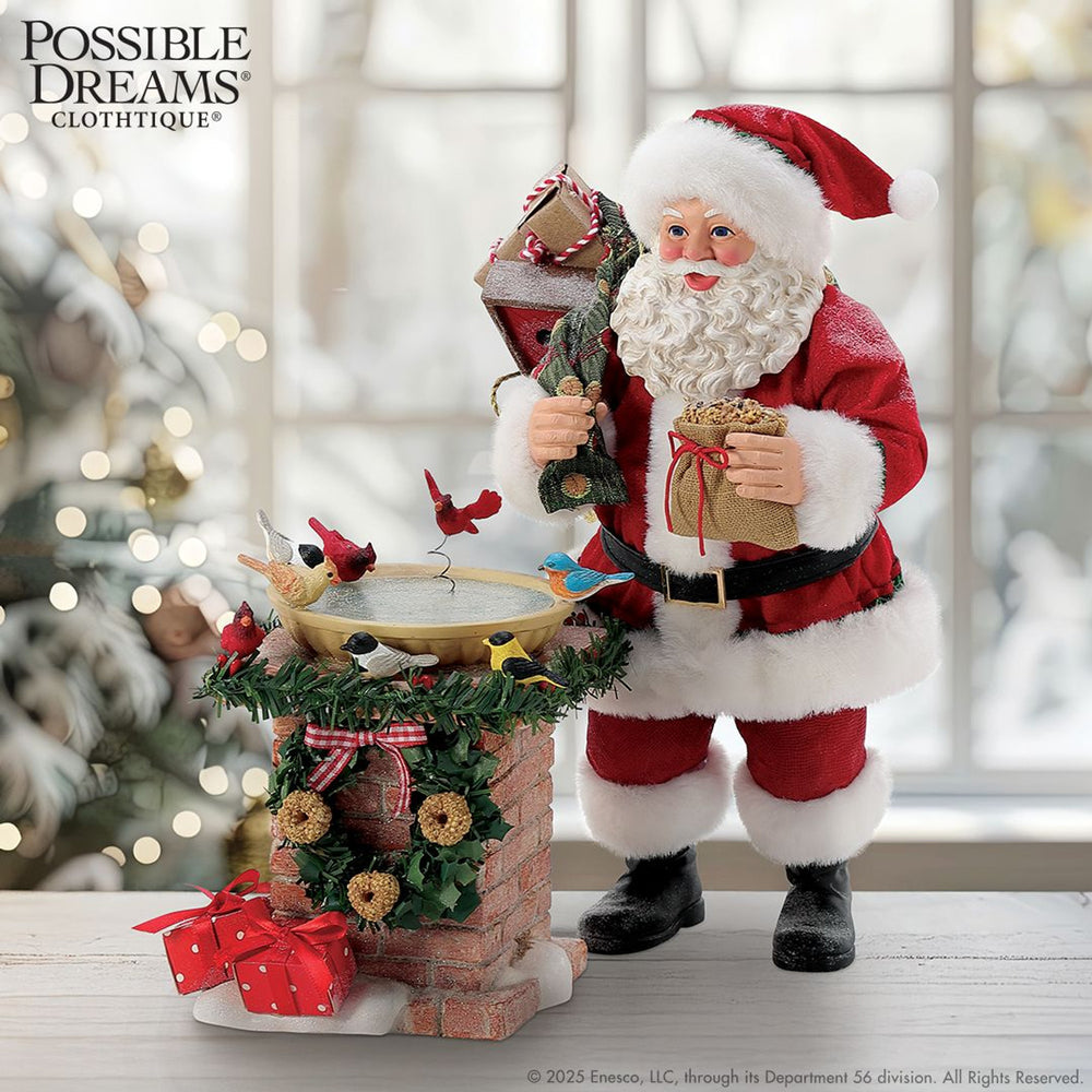 Possible Dreams 10.5" Bird Bath