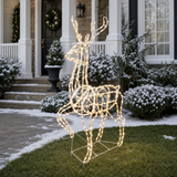 67" 380 LED Warm White Elegant Deer Twinkling Effect