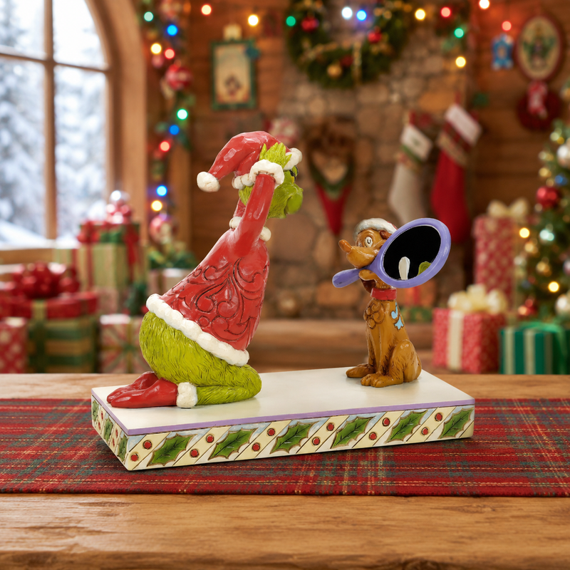 El Grinch - Espejo con Max de 6" para El Grinch