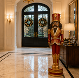 6 FT African American Red Nutcracker