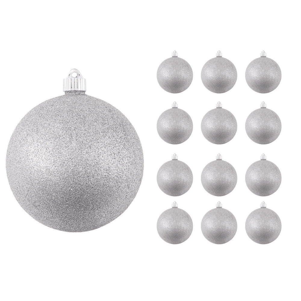 6" Shiny Shatterproof Ball Ornament Set Of 8