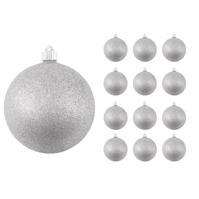 6" Shatterproof Ball Ornament Set Of 8