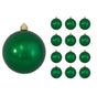 6" Green Shatterproof Ball Set Of 8