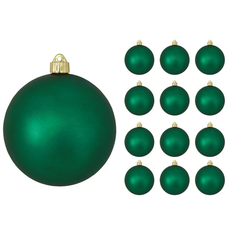 6" Shatterproof Ball Ornament Set Of 8