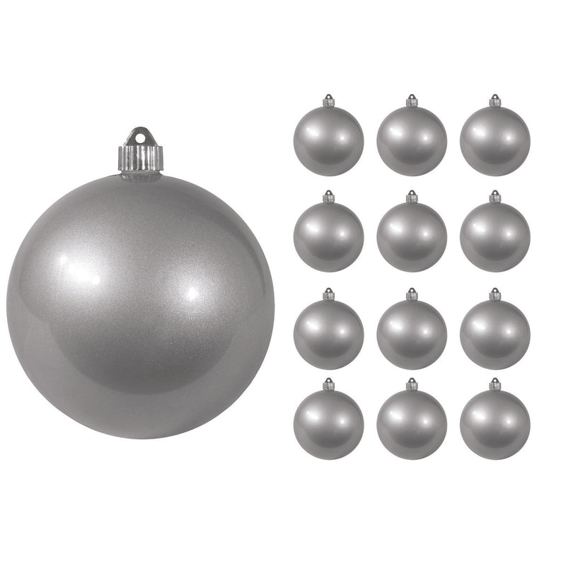 6" Shatterproof Ball Ornament Set Of 8