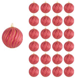 5" Sonic Red Glitter Shatterproof Ball Ornament Set Of 8