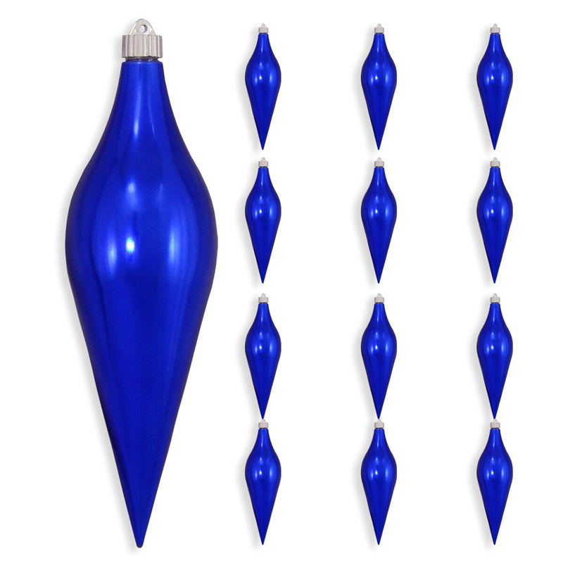 12" Gilded Shatterproof Finial Set Of 4