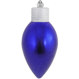 12" Shatterproof C9 Bulb UV Ornament Set Of 2