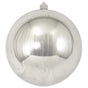 10" Shatterproof UV Ball Ornament Set Of 2