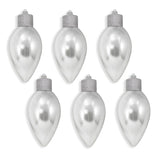 12" Shatterproof C9 Bulb UV Ornament Set Of 2