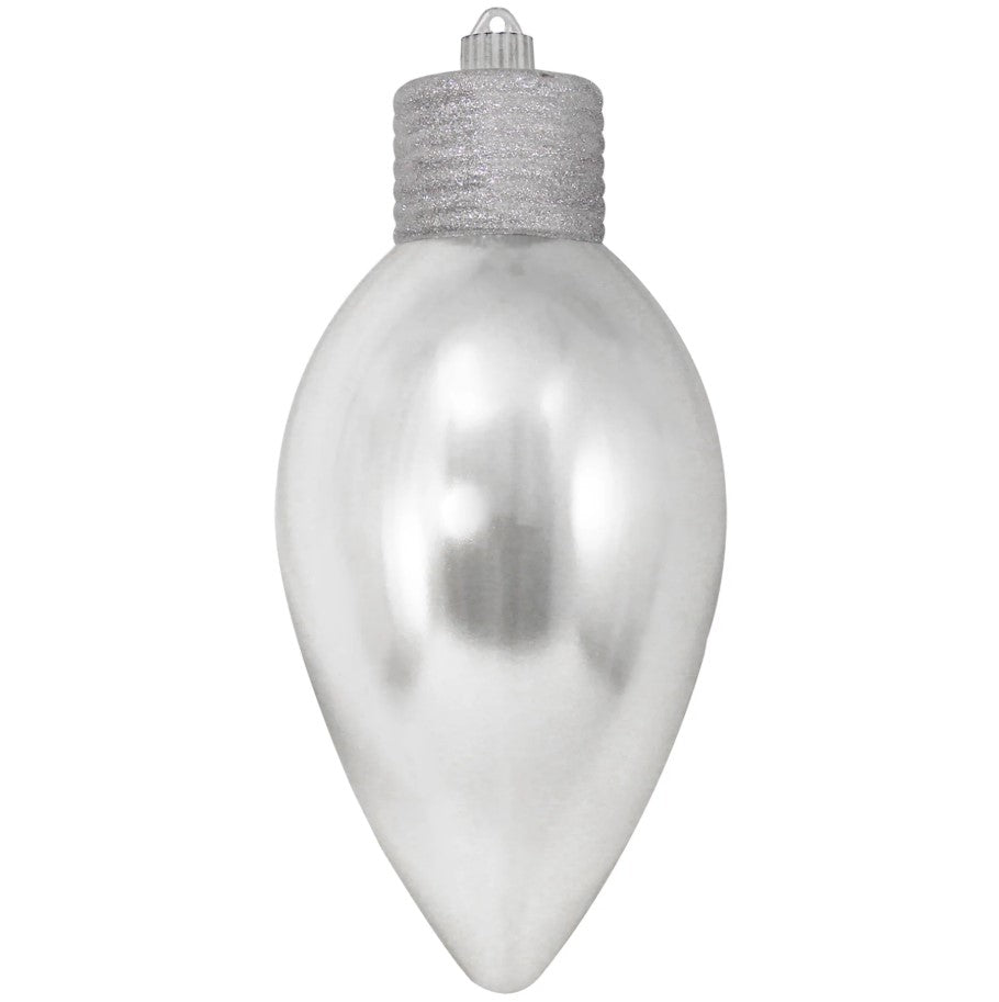 12" Shatterproof C9 Bulb UV Ornament Set Of 2