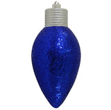 12" Shatterproof C9 Bulb UV Ornament Set Of 2