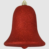 9" Shiny Shatterproof UV Bell Ornament Set Of 2