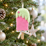 6" Pink & Green Ice Cream Set Of 6