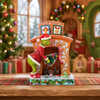 El Grinch 7.5" Grinch empujando el árbol hacia arriba