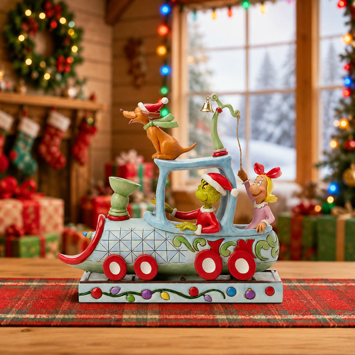 The Grinch - Grinch, Max y Cindy en el tren de 9 pulgadas