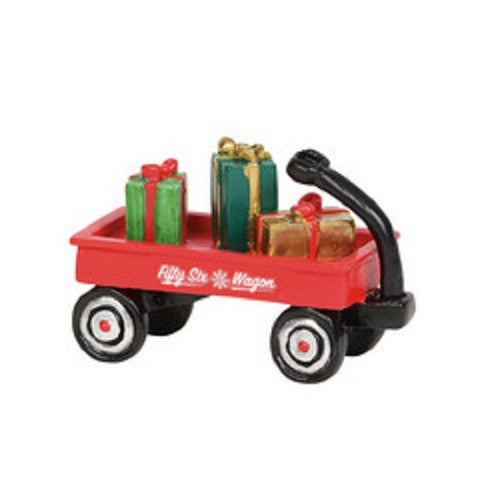 Village Accessory Christmas In A Wagon