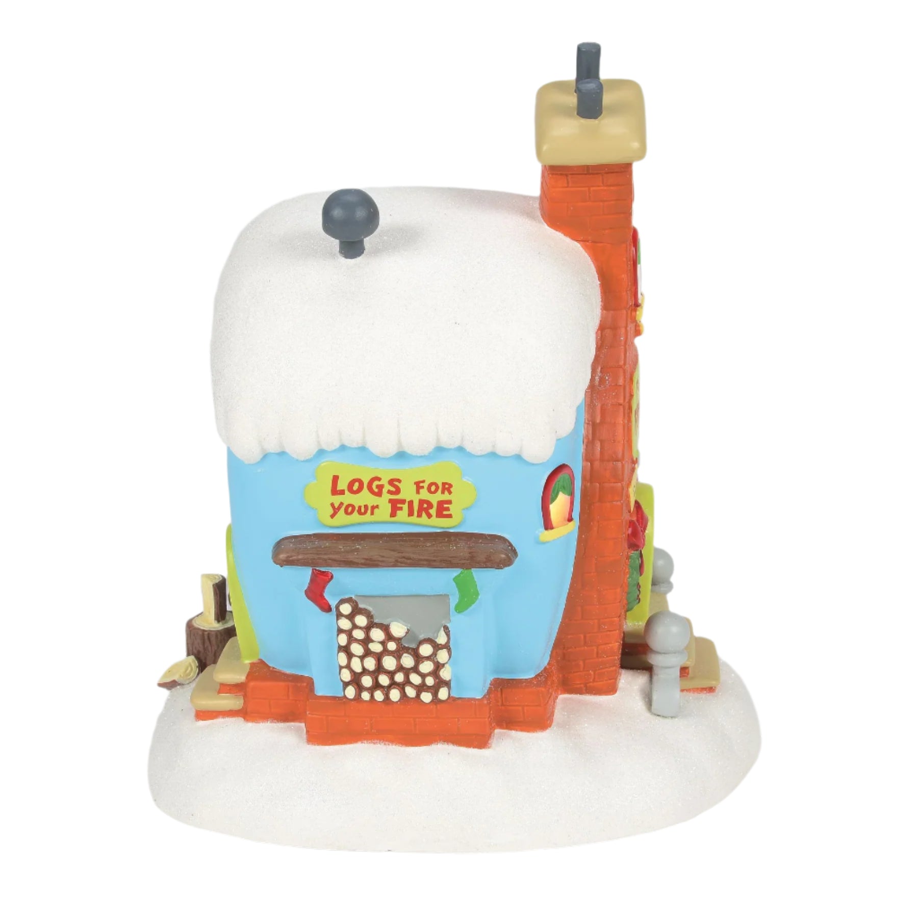 Grinch Villages Flue Who's Fireplace Place