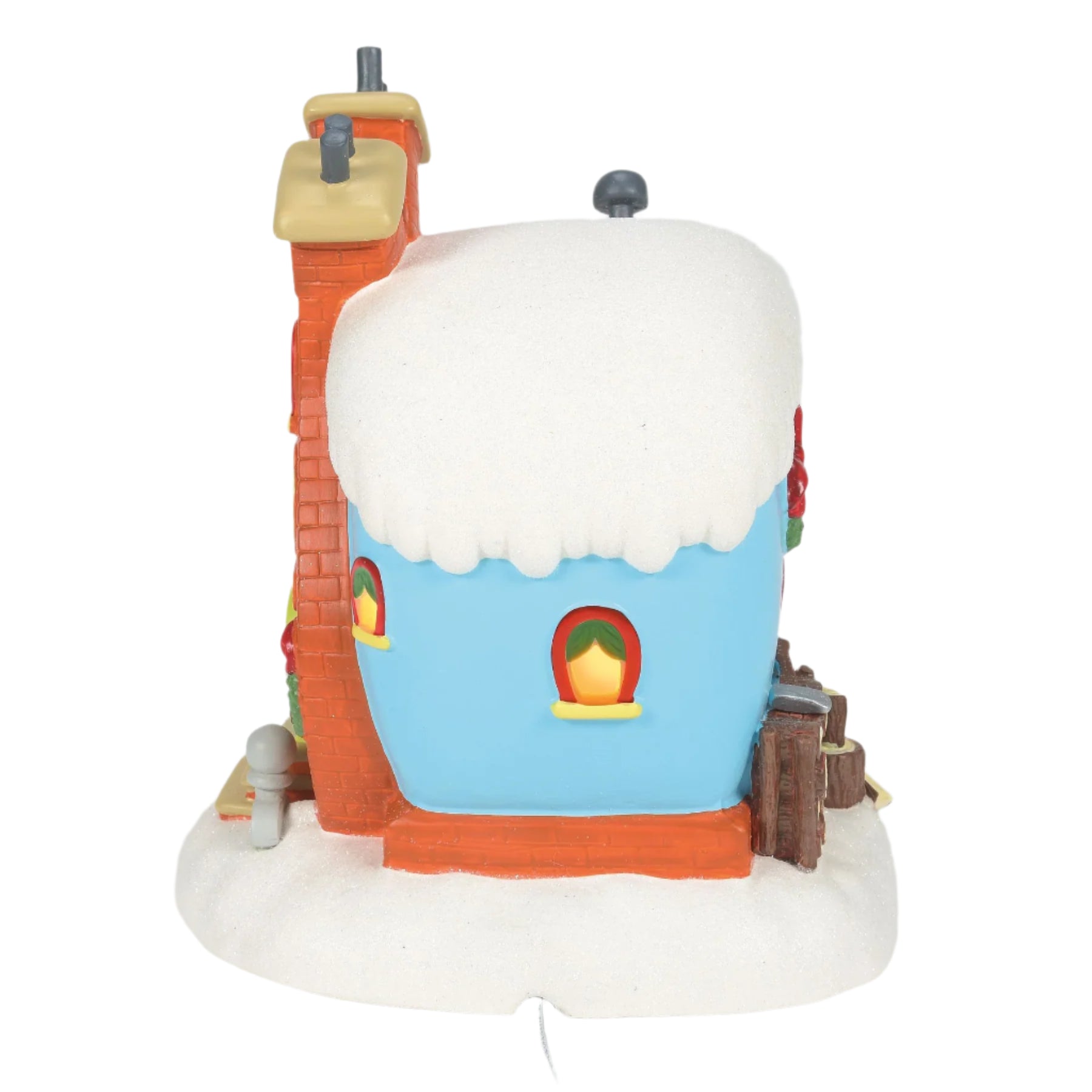 Grinch Villages Flue Who's Fireplace Place