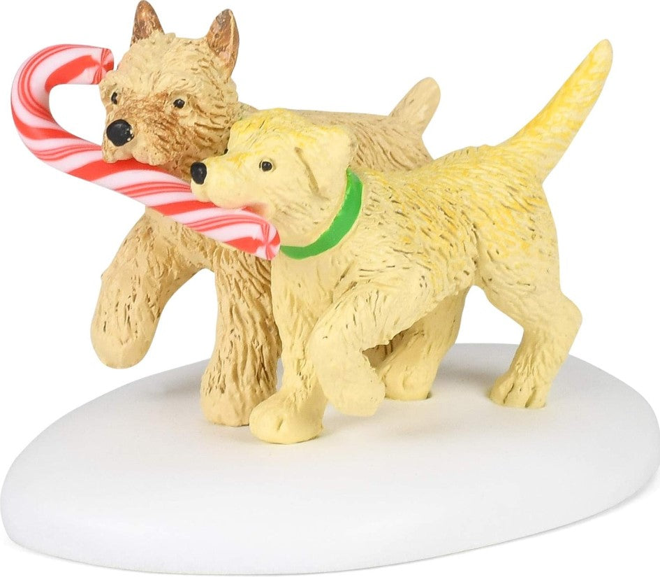 Village Accessory Peppermint Pups