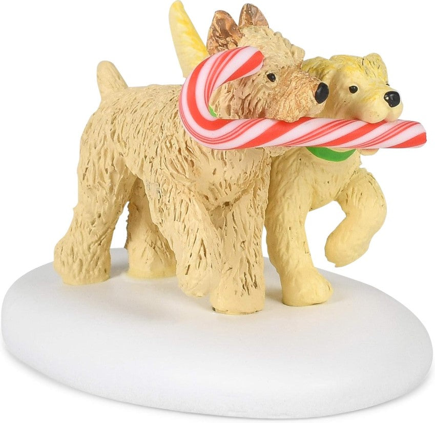 Village Accessory Peppermint Pups