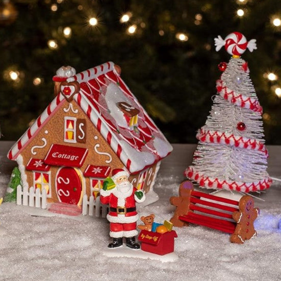 Village Accessory Gingerbread Bench
