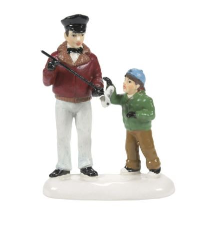 Snow Village It's A Dipstick Billy